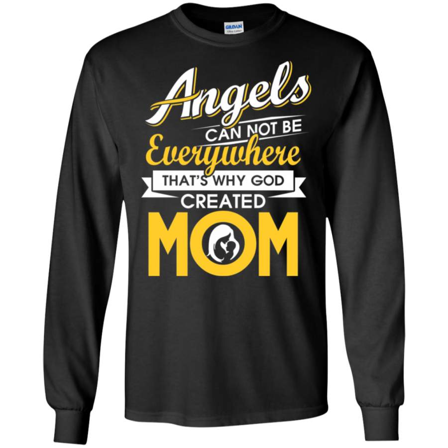 Angel Mom Happy Mothers Days LS Sweatshirts