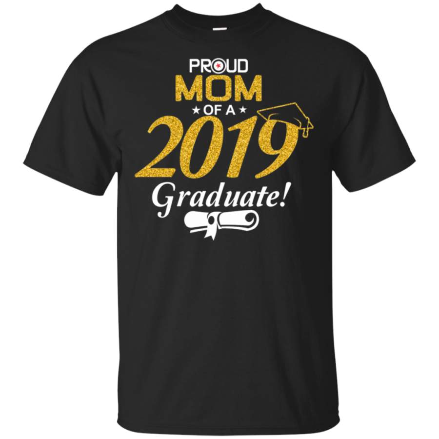 CuteComfy Proud Mom 2019 Graduate Shirt Graduation Gift